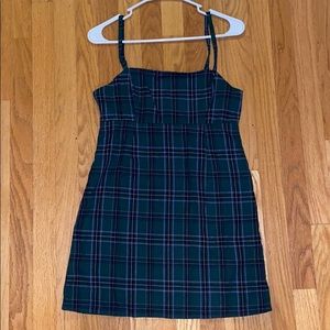 Urban Outfitters Green & Blue Plaid Dress Size 2